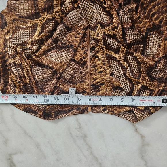 Altuzarra Snake Pattern Long Sleeve Dress Size 8 - Picture 8 of 10